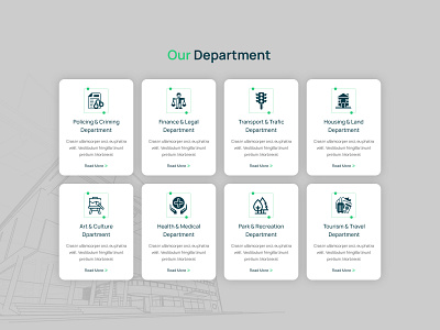 City Government Department graphic design modern design typography ui vector web design