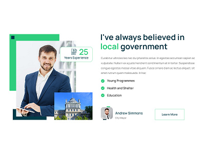 about us for city goverment template creative design modern design ui design user experience design