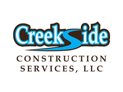 Creeksidelogo400 construction creekside design logo