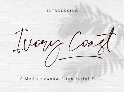 Ivory Coast stylish font