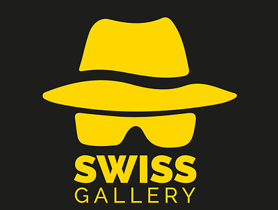 Swiss Gallery Logo design flat graphics design illustration logo minimal vector