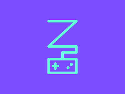 Z + Gaming branding controller design games gaming logo logo challenge logo design mark monogram typography