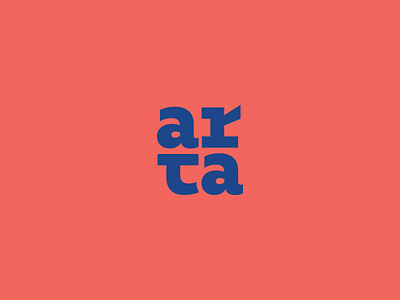 Arta logotype branding design logo logotype typography