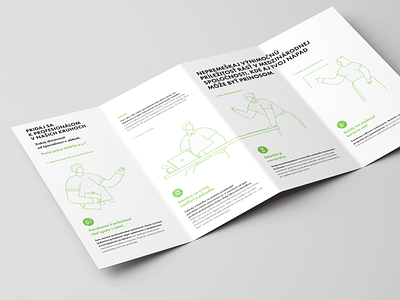 Employee branding brochure branding corporate identity employee illustraion line illustration print typogaphy