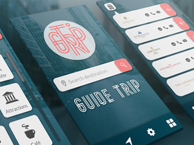 App Design - Guide Trip app app design debuts first shot logo tripadvisor xd