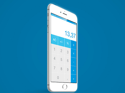Daily UI #004 - Calculator app app design calculator daily ui dailyui design iphone