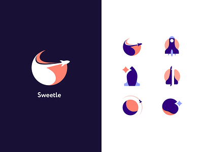 Sweetle logotype brand brand identity clean design identity illustration logo logotype ui ux