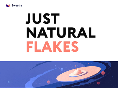 Packaging design - Natural Flakes animation clean colors design illustration landing minimal ui web website