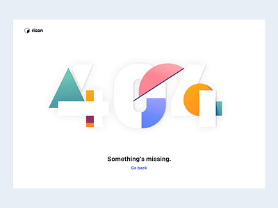 404 - Web page error 404 404page animation colors design landing minimal page ui ux web website