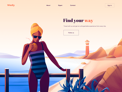 Landing Page - Wedly