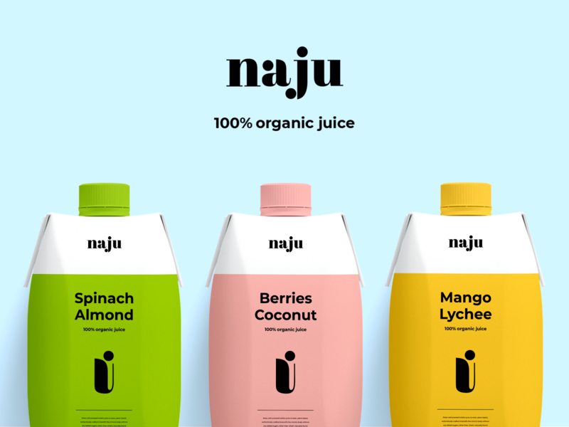 Branding & Packaging - Naju product design identity identity design packaging package design package branding design brand identity brand design clean colors typography branding design