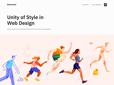 Unity of Style in Web Design - Blog branding clean colors design illustration landing minimal ui web web design website website design