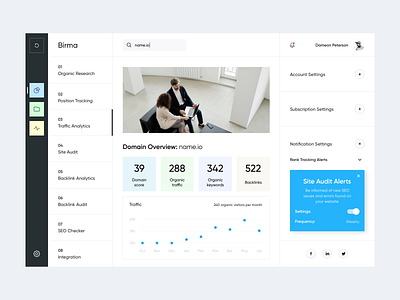 Web App - Birma clean colors design minimal ui ux web webdesign website