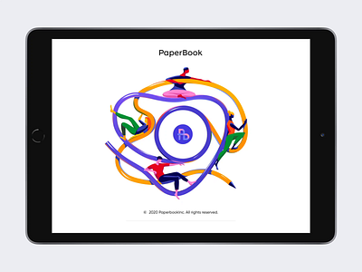 PaperBook - Web App for illustrators. application colorful colors design illustraion illustrator ui uiux ux uxdesign web webapp webapp design webapplication webdesign