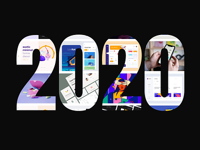 2020 Outcrowd Rewind 2020 3d 3dsmax animation clean colors design illustraion landing page minimal motion rewind ui ux web web design website