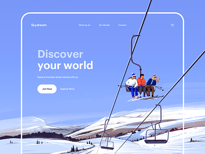 Skydream - Landing Page