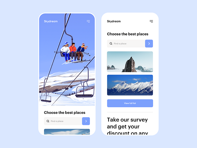 SkyDream - Mobile Responsive Design by Outcrowd on Dribbble