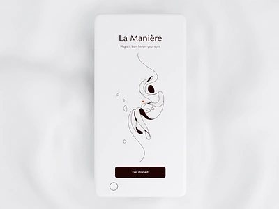 La Maniere - eCommerce Mobile App animation beauty design ecommerce ecommerce app ecommerce shop illustration mobile mobile app mobile app design mobiledesign motion smooth smooth animation ui uiux ux waves