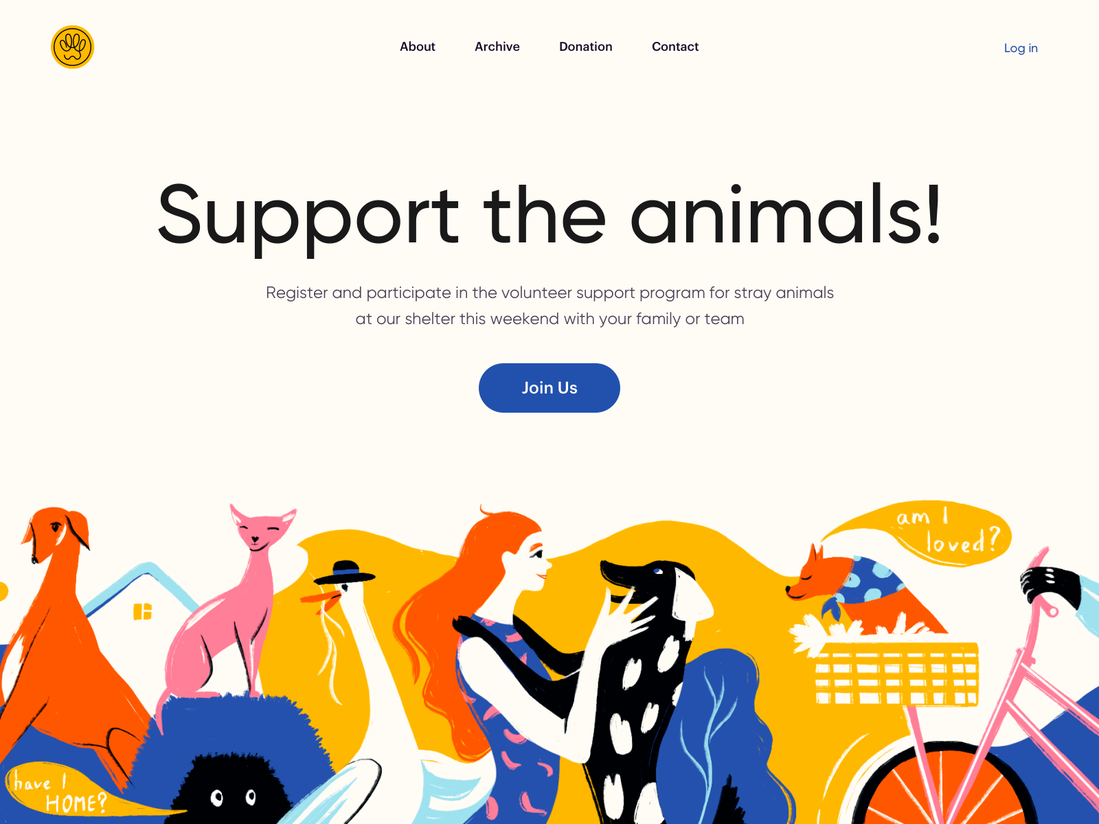 Pet's Home - Landing Page by Outcrowd on Dribbble