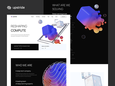 Upstride - Web Design