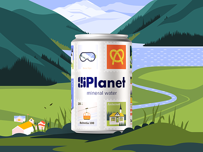 Planet - Package Design for Mineral Water