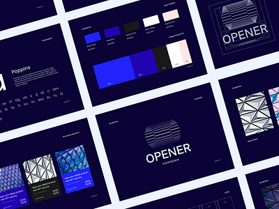 Opener - Brand Design for NFT Marketplace. brand brand colors brand design brand identity branding color palette colors identity logo logodesign logotype marketplace marketplace app nft nftart typography ui