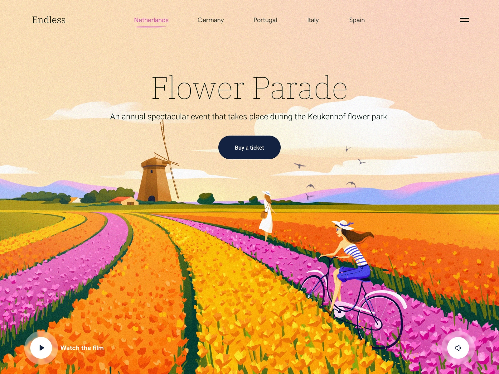 Endless  Design with Illustration by Outcrowd on Dribbble