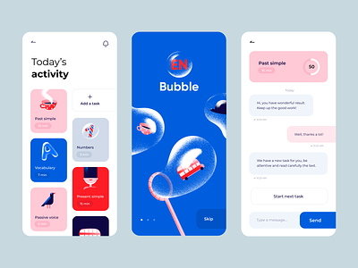 Bubble - Mobile App Design
