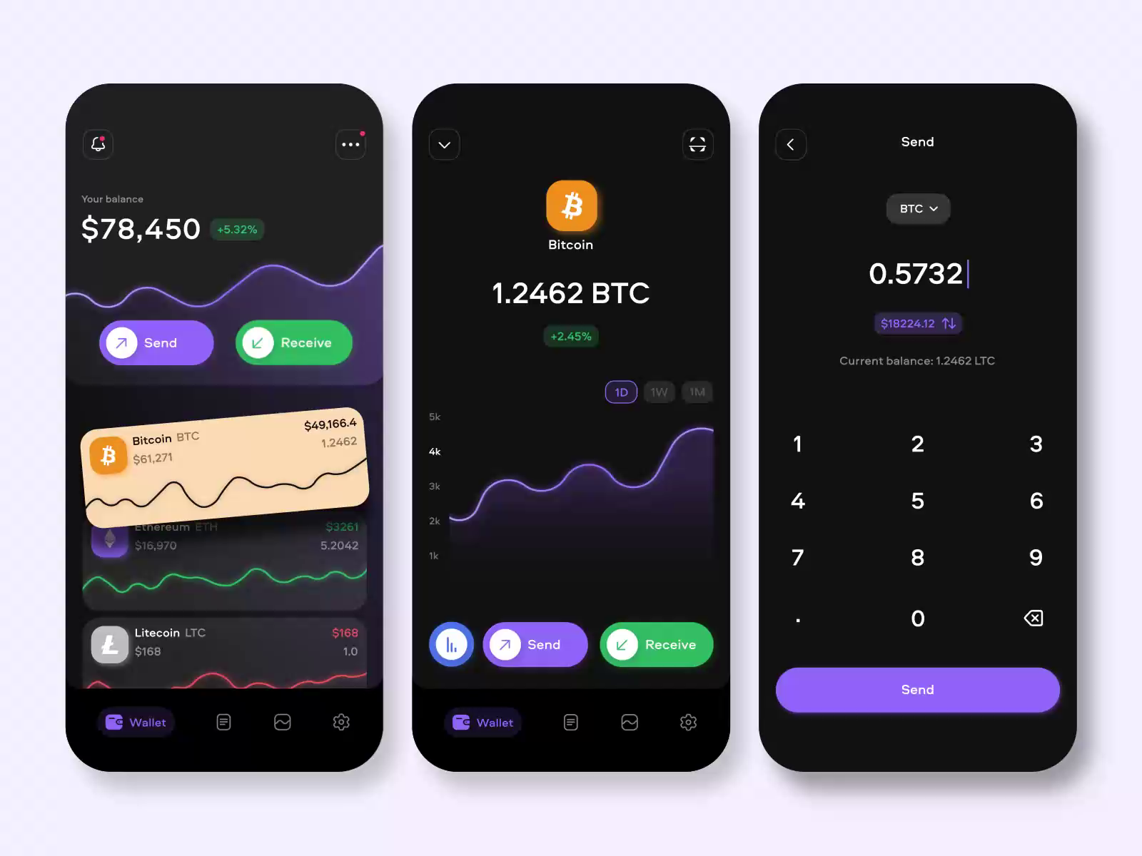 CryptoWallet - Mobile Application for Cryptocurrency Management by ...