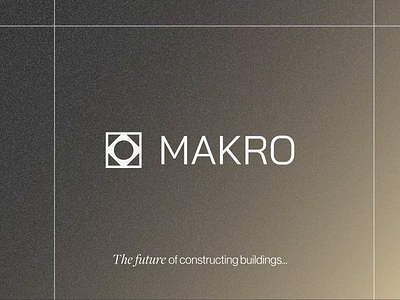 MAKRO - Brand Design for Construction Company brand brand design branding build company clean construction construction company fonts graphic design logo logo design texture ui