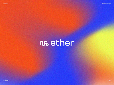 Ether - Brand Design for NFT blockchain brand brand book brand design branding colors gradient graphic design logo design nft nft design technology ui ui design