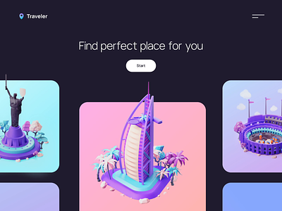 3D Model For Web designs, themes, templates and downloadable graphic  elements on Dribbble