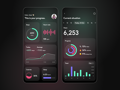 MyFit - Mobile App Design for Fitness