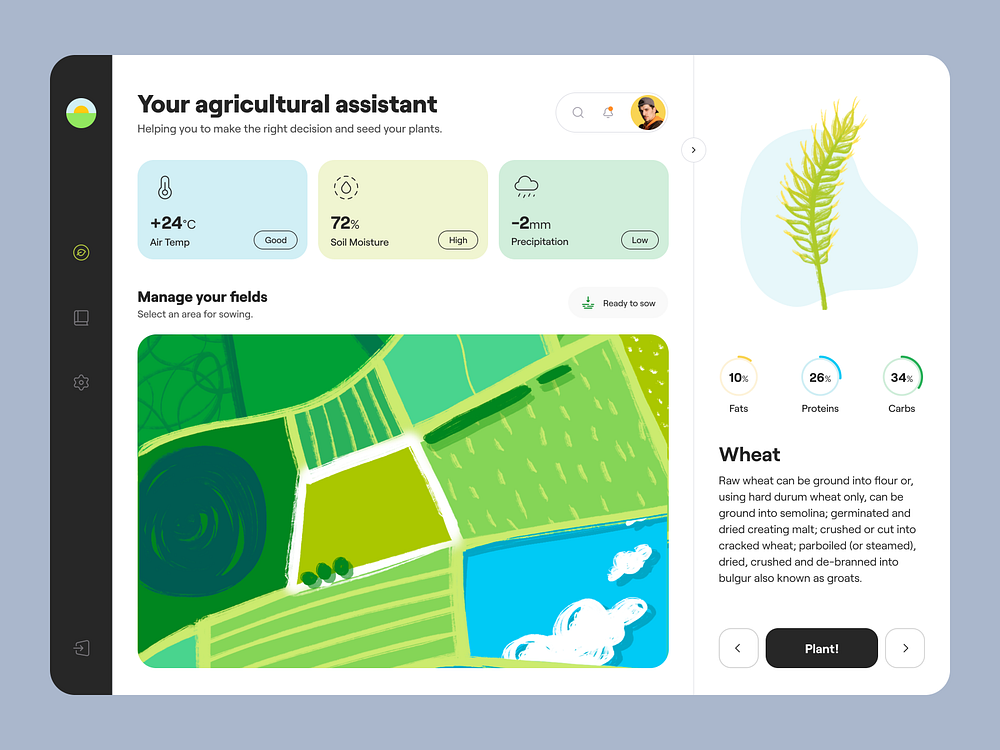 Agriculture App UI Design