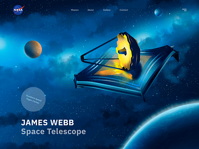 NASA - James Webb Space Telescope colors design for nasa illustration james webb space telescope nasa nasa design space space illustration telescope ui web