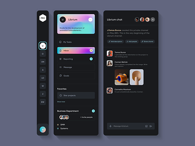 PRO - Mobile App Design for Teams animation clean icon icons interaction menu mobile mobile app mobile design motion graphics sidebar sidebar menu ui ui design ux