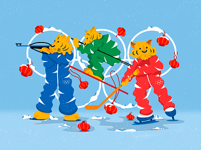 Beijing 2022 Winter Olympics Illustration