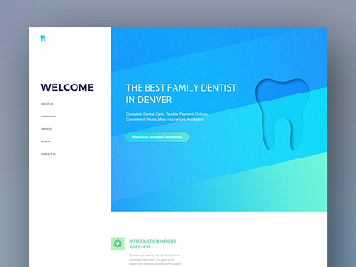 Website for Dentist company