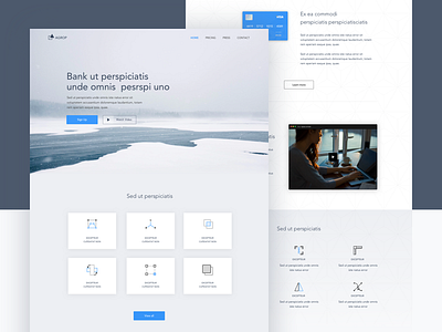 Agrop - banking landing banking card design experience interface landing service ui user ux website