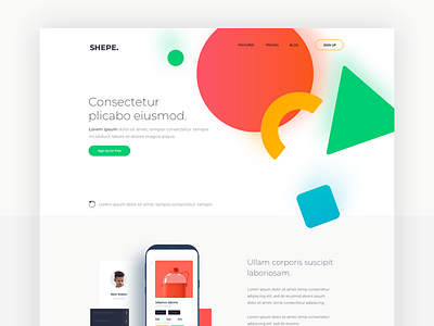 SHEPE. - Landing Page