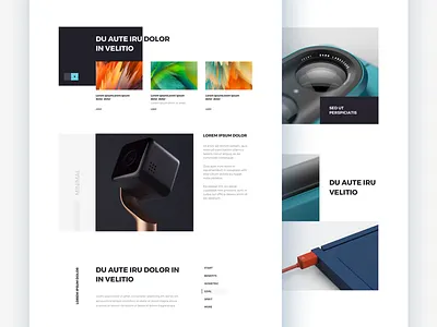 Itio - Landing Page clean design landing minimal one page ui ux web