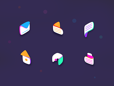 Icons Illustration colors icons illustration vectors