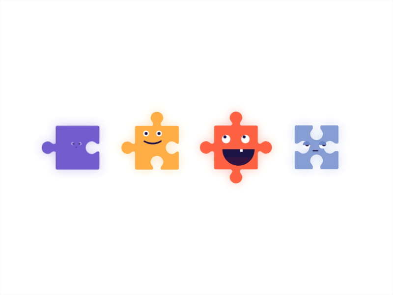 Puzzle for animation