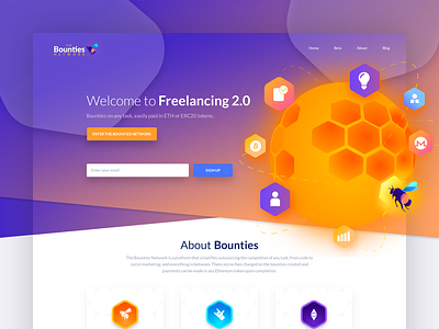 Bounties - Landing Page