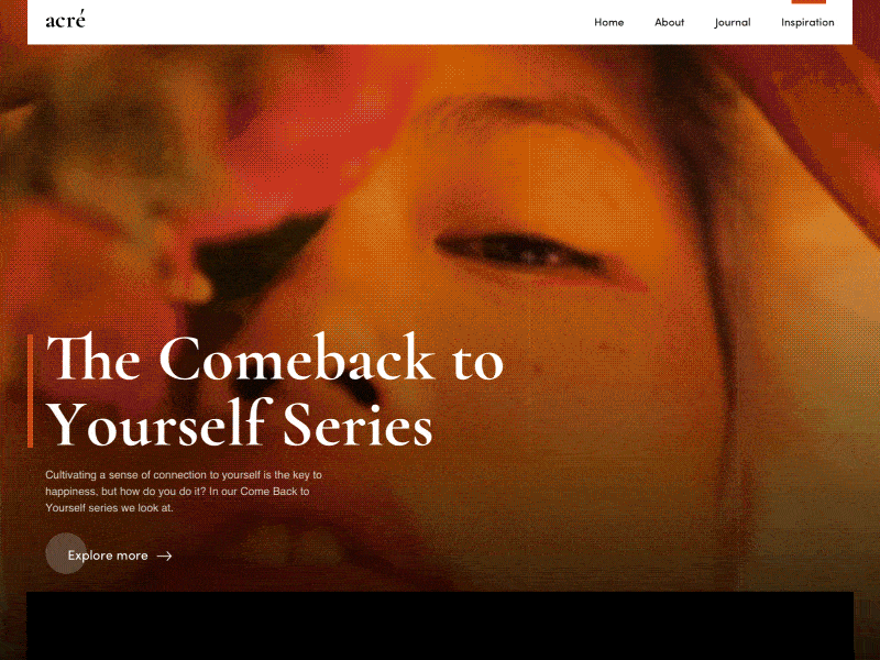 Perfume - Landing Page clean colors design experience landing minimal page ui ux web website