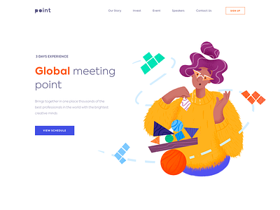 Landing page - Team Building Conference