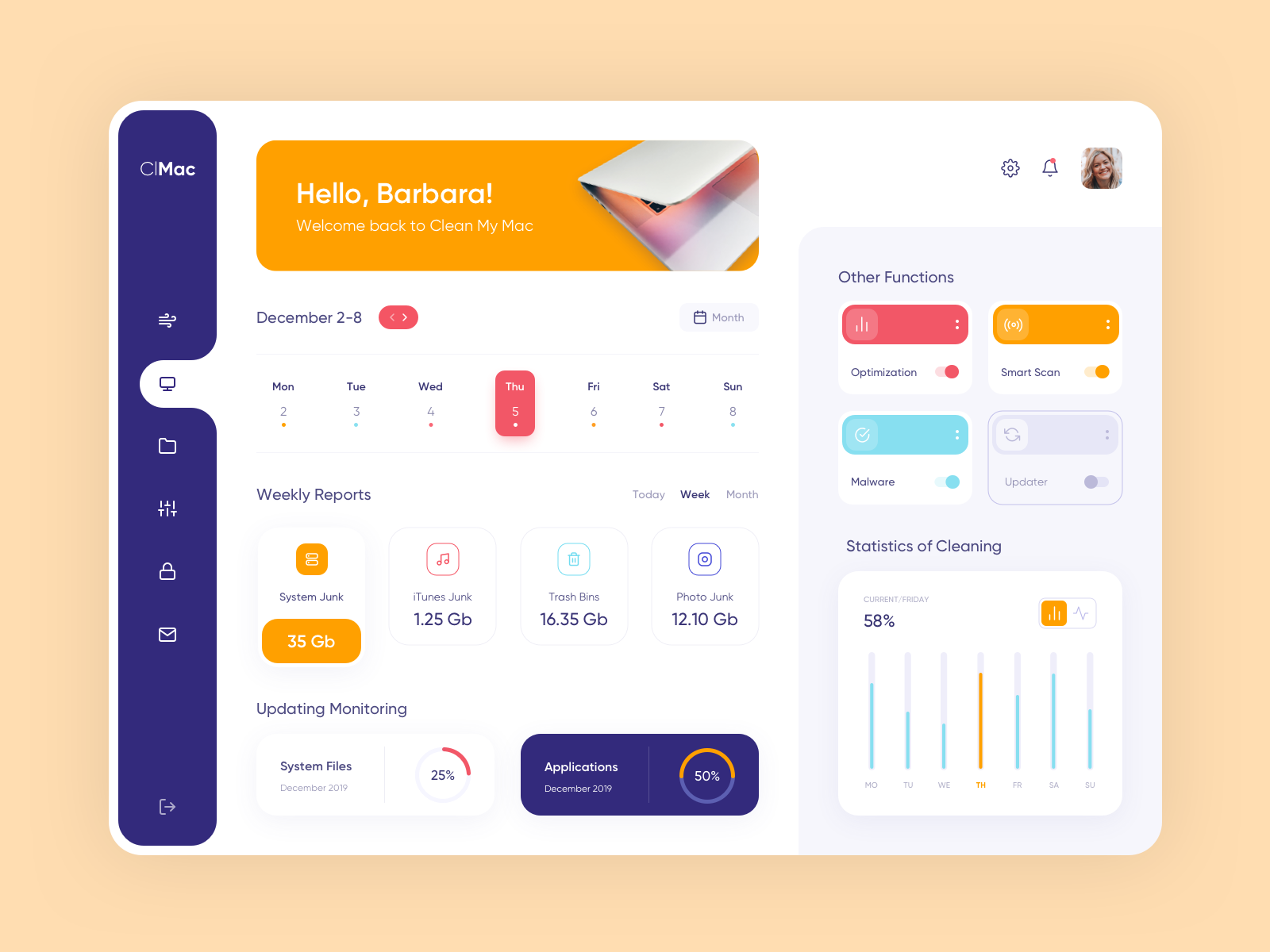 Nice UI by Jody Prinsloo | Dribbble