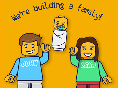Lego Baby graphic design illustration lego