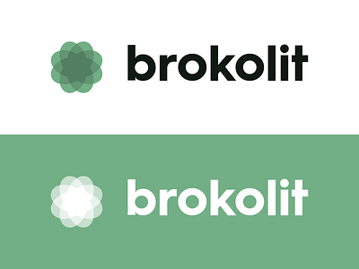 Brokolit brand brand identity branding broccoli brokolit flat identity logo