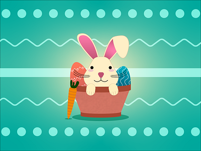 Easter Bunny character illustration